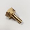 Raccord Ø10 - Femelle 1/2'' (15/21) laiton cannelé droit