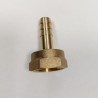 Raccord Ø10 - Femelle 1/2'' (15/21) laiton cannelé droit