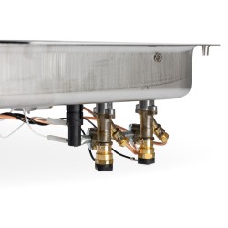 Evier + Gaz avec couvercle - 726 mm x 346 mm - CARBEST