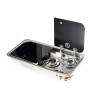 Evier + Gaz avec couvercle - 726 mm x 346 mm - CARBEST