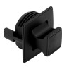Serrure Push Lock de verrouillage par pression, carré - Noir mat - REIMO