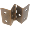 Lot de 10 charnières pour panneaux de 15 mm - Couleur noir Oxyde