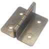 Lot de 10 charnières pour panneaux de 15 mm - Couleur noir Oxyde