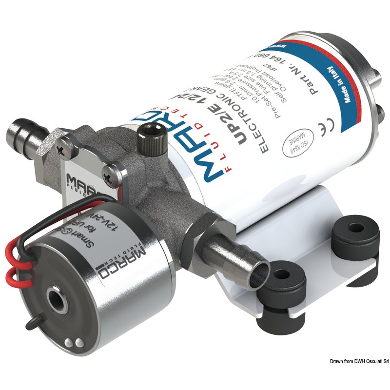 Pompes Autoclave automatique à contrôle électronique UP2/E - 12/24 Volts 12 l/min - MARCO