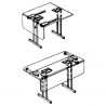 Tirette support de table simple JIMMY - LIPPERT
