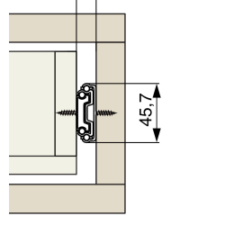 Coulisses Tiroir 450mm